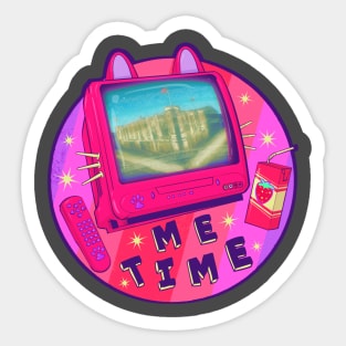 Me Time II Sticker